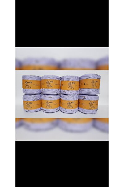 bi ters bi düz خيط قطني ممشط بلون أرجواني فاتح ذاتي اللون