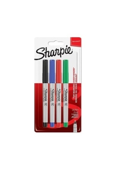 Sharpie مجموعة من 4 أقلام ذات رأس فائق النعومة 1985879