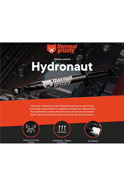 Thermal Grizzly Tg-h-001-rs Hydronaut 1gr Termal Macun
