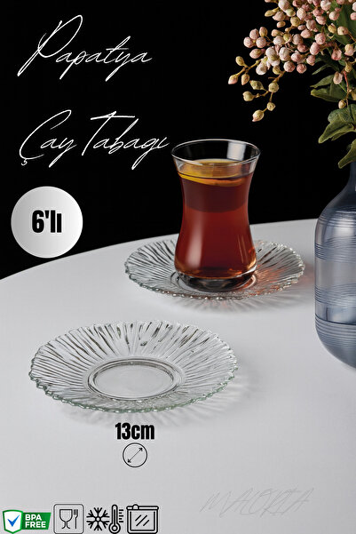 Maloria Crystal Çay Tabağı | 6'lı