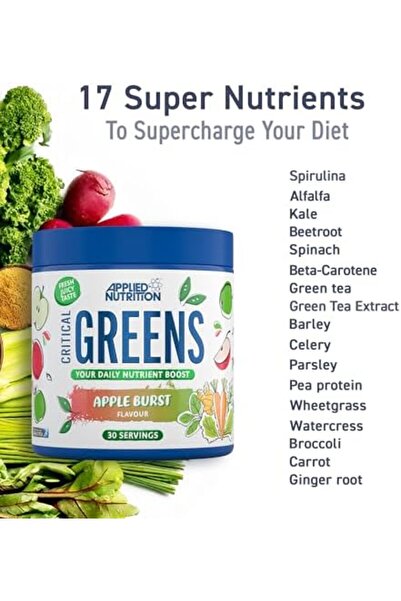 applied nutrition CRITICAL GREENS APPLE 150G