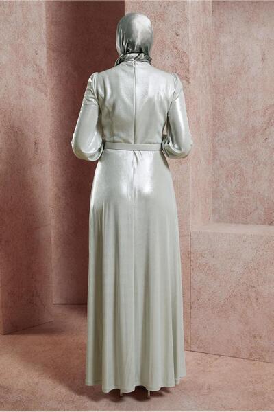 Alvina KEMERLİ SİMLİ ABİYE ELBİSE 50417