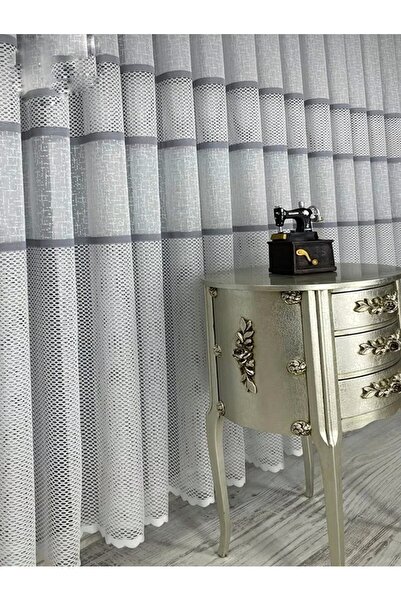 AleynaHome γκρι χρώμα Κουρτίνα από τούλι Μην Θέλεις Εξτραφόρε ίσια φύτευση