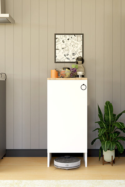 interGO KABİ Tek Kapaklı Çok Amaçlı Dolap Erzak Dolabı Kiler Dolabı Mutfak Dolabı