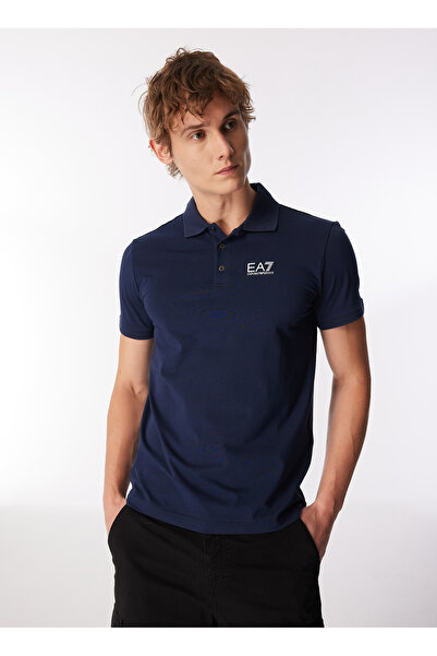 EA7 Lacivert Erkek Polo T-Shirt 3DPF16PJ03Z