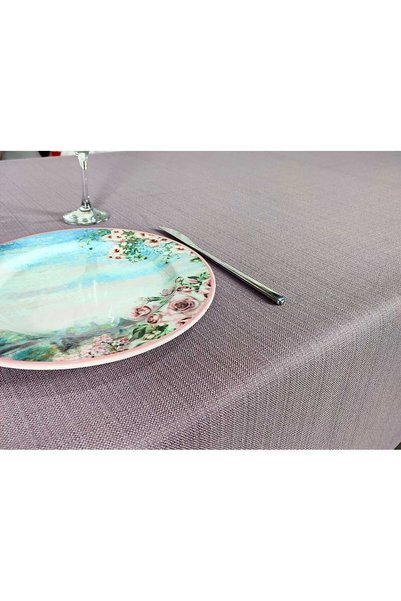 PİKKO HOME KETEN EFEKTLİ CAPRİ LİLA POLYESTER KALIN(LM)