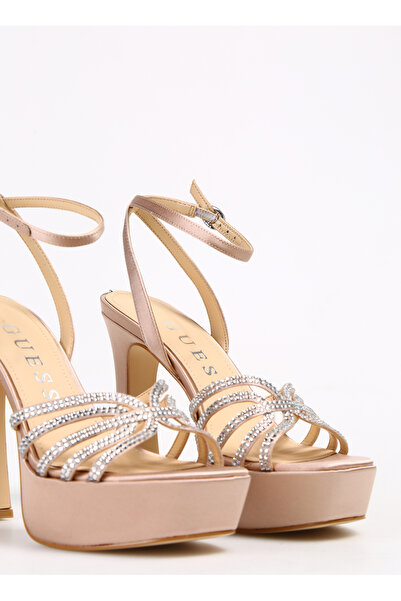 Guess Pudra Kadın Topuklu Sandalet FLPIRTSAT03NUDE