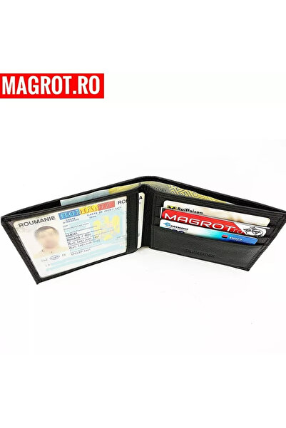 Magrot Slim Men's Wallet Black F 051