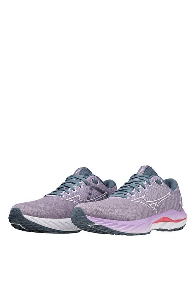 MIZUNO J1GD234425-Wave Inspire 19 Lila Kadın Koşu Ayakkabısı