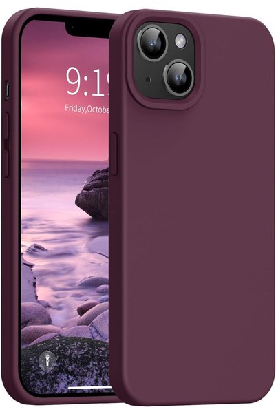 UCHOICE İPhone 15 Kılıf İçi Kadife Kamera Yükseltili Yumuşak Silikon Lansman ...