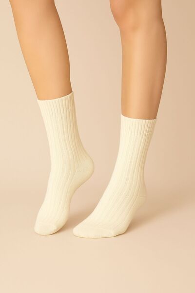 izaycollection 3 ' ADET ÖZEL ALPAKA YÜNÜ DERBİLİ UNİSEX BOT ÇORAP