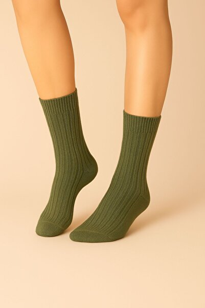 izaycollection 3 ' ADET ÖZEL ALPAKA YÜNÜ DERBİLİ UNİSEX BOT ÇORAP