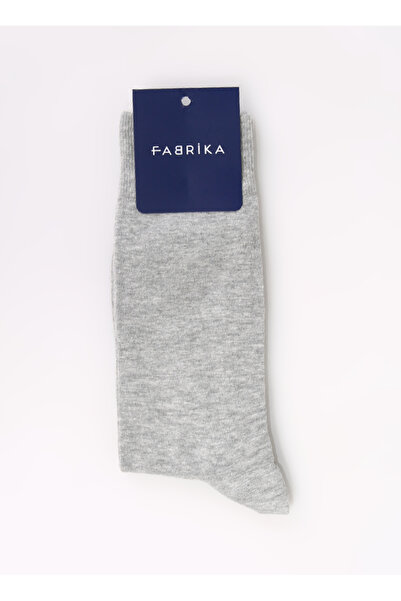 Fabrika Gri Erkek Soket Çorap SKT-ROT-1
