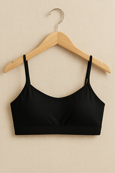 nesterinzar Women's Padded Sports Bra with Straps Half Tank Top