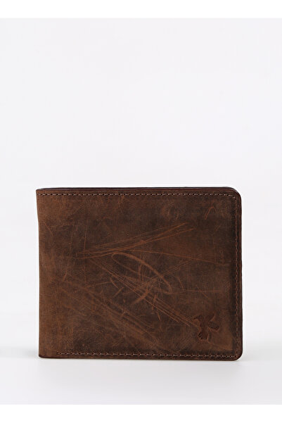 Fabrika Kahve Erkek 11x9x1 cm Deri Cüzdan Frk 317 Crayz