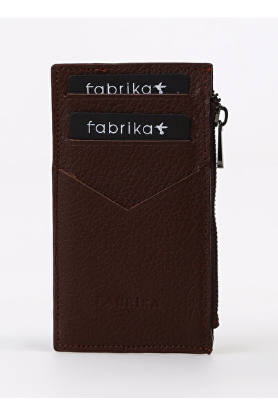 Fabrika Kahve Kadın 7x12x1 cm Deri Cüzdan Frk 327 Flt