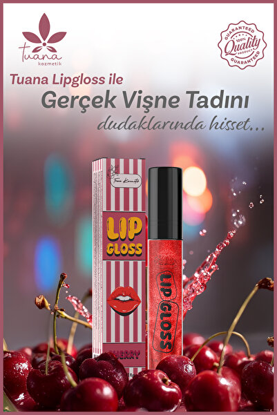 Tuana Kozmetik Vişne Aromalı Parlatıcı Ve Renklendirici Lipgloss