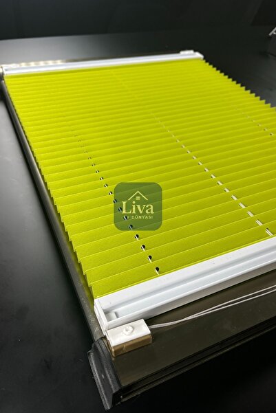 Liva Ev Dünyası Plise Perde | Cam Balkon & Pimapen Uyumlu | Işık Geçirgen | Ö...