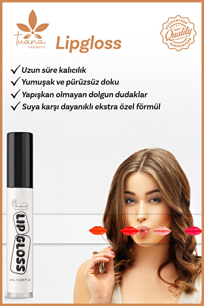 Tuana Kozmetik Şeftalili Dudak Dolgunlaştırıcı Ve Parlatıcı Lip Gloss