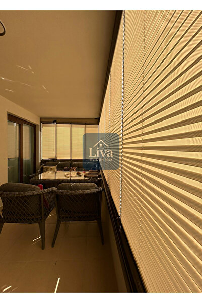 Liva Ev Dünyası Plise Perde | Cam Balkon, Pimapen, Mutfak & Salon Uyumlu | Ka...