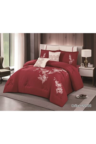 XI DUO مفرش نفرين مطرز فخم ملكي ليمنحك الجمال والاناقة الى غرفتك من المايكروف...