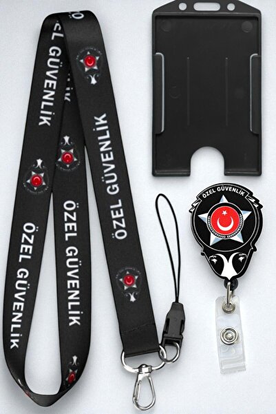 MİLLENEX Özel Güvenlik Boyun İpi Boyun Askı İpi 3 Lü Set Boyun İpi Yoyo Yaka ...