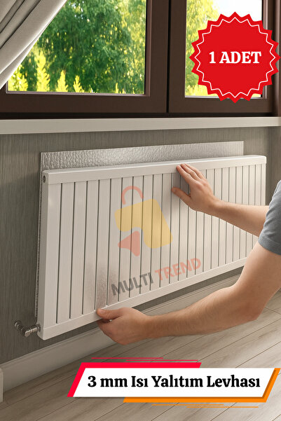 HASBY 1 Adet Petek Radyatör Arkası Folyo Plaka Kalorifer Arkalığı Alüminyum I...