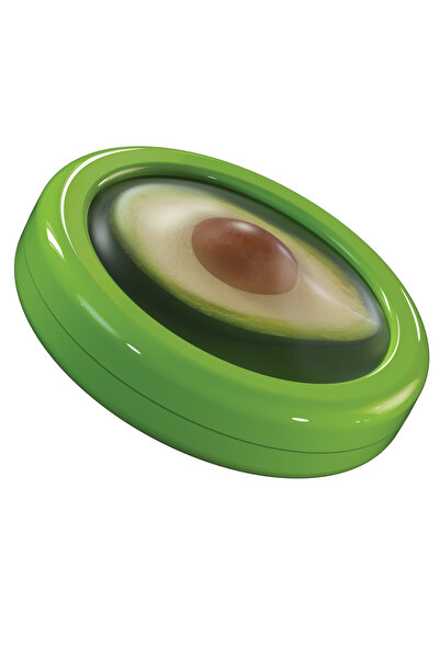 Lida Houseware 3-Piece Cut-Out Fruit and Vegetable Non-Mashing No Smell Less Space-Covering Silicone Storage Container