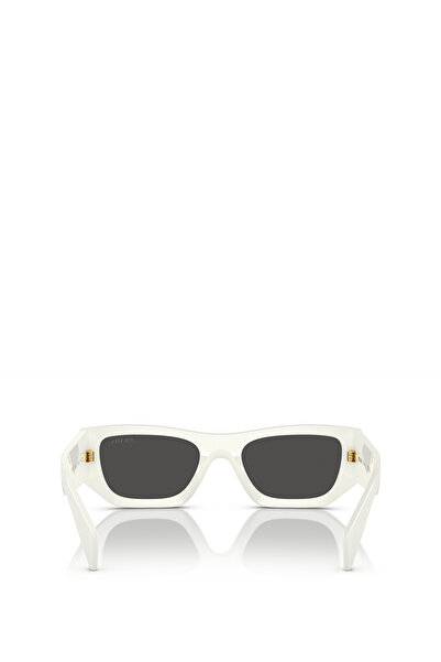 Prada Pr A01S Rectangular White Women's Sunglasses