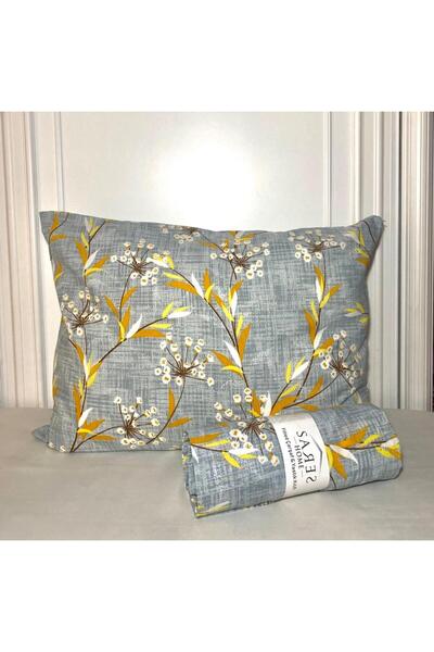 Sares Home Floral Yellow Lavender Pattern Oversize Elastic Sheet Set