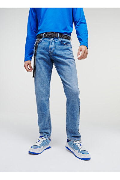 Karl Lagerfeld Normal Bel Slim Fit Erkek Denim Pantolon 235D1103_KLJ SLIM DENIM