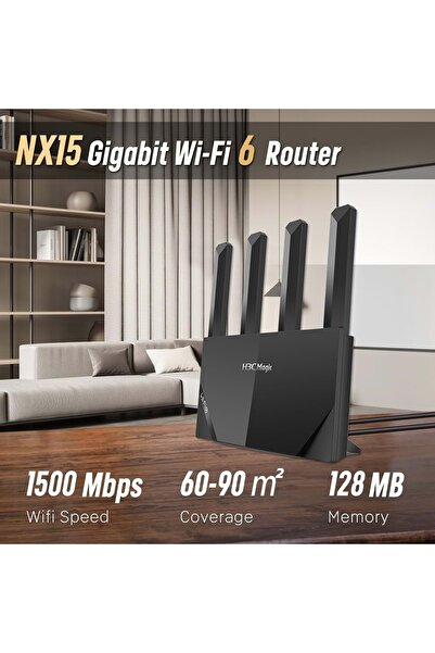 H3C Magic NX15 1500Mbps Dual-Band Gigabit Wi-Fi 6 Router