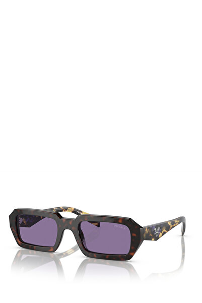 Prada Pr A12S Geometric Brown Women's Sunglasses