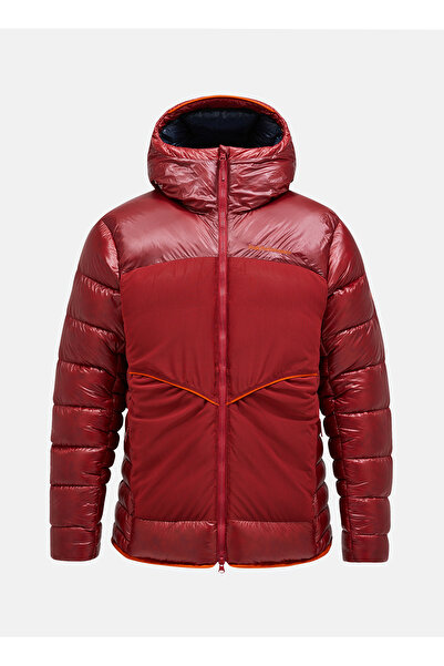 Peak Performance Koyu Kırmızı Erkek Kapüşon Yaka Mont G78983030_Minus Degree ...