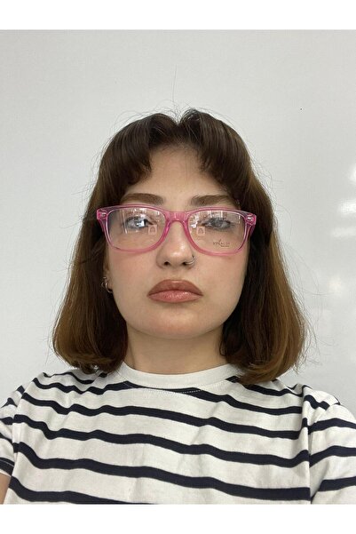 Vinaldi Vi 2011 C.5715 51Ekt Women's Blue Light Protection Screen Glasses (Transparent Pink)