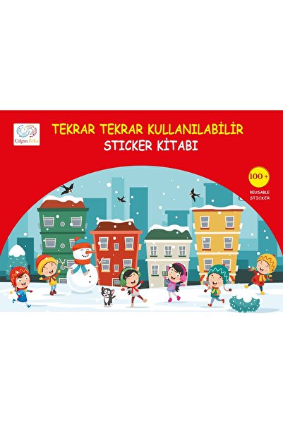 Çılgın Zeka Tekrar Tekrar Kullanılabilir Sticker Kitabı 100+ Sticker Tükenmey...