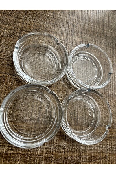 DİBA AVM Τασάκι 10 εκ. Μεγάλο Γυάλινο - 4 Τεμάχια ΣΤΡΟΓΓΥΛΟ