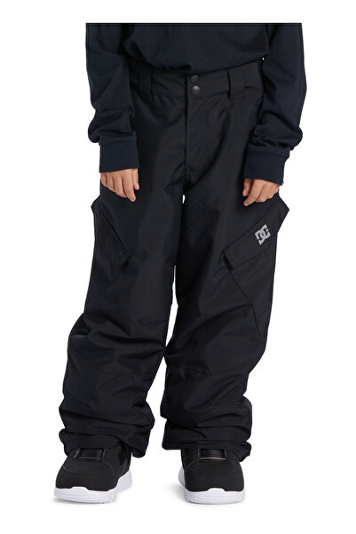 DC Siyah Erkek Çocuk Düz Waterproof Kayak Pantolonu ADBTP03011