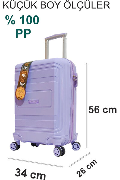 Travel POLO PP ESNEK MALZEME KIRILMAZ KÜÇÜK BOY VALİZ