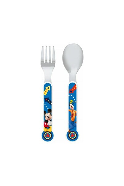 kbobaby . طقم ملاعق شوكة للأطفال من ميكي فن هاوس