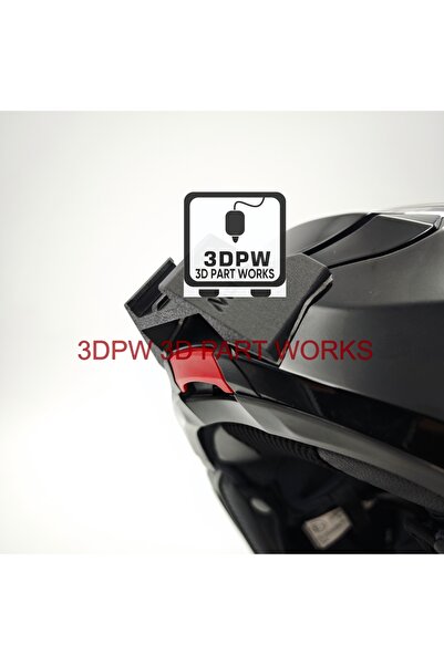 3DPW HJC RPHA91 Helmet compatible chinmount action camera jaw attachment set