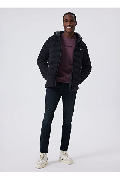 Lee Cooper Black Men's Coat 241 Lcm 232017 Bors Black