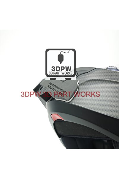3dpw Scorpion Exo Tech Evo Helmet compatible Chin Mount Action Camera Accessory Chin Mount