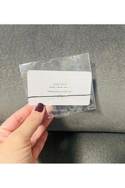 OEM Bratara Cod Morse - Zodia Gemeni