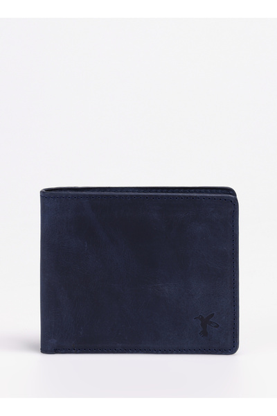 Fabrika Lacivert Erkek Deri Cüzdan Frk 317 Crayz