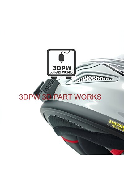 3DPW 3D PART WORKS 3dpw HJC RPHA12 Kask uyumlu chinmount aksiyon kamera çene ...