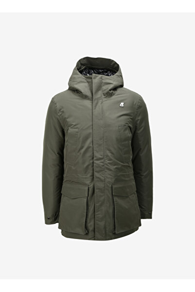 K-Way JOSHUA THERMO HEAVY Yeşil - Siyah Erkek Mont K8117MW