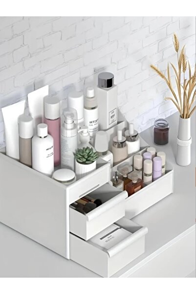 VİALEX Diamond багатофункціональний органайзер з висувними ящиками для косметики, парфумів, кремів та прикрас