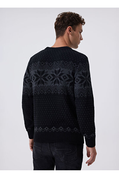 Lee Cooper Turtleneck Regular Fit Black Men's Sweater 241 LCM241036 SNOWY BLACK