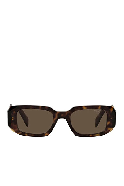 Prada Pr 17ws Dikdörtgen Kahve Kadın Güneş Gözlüğü